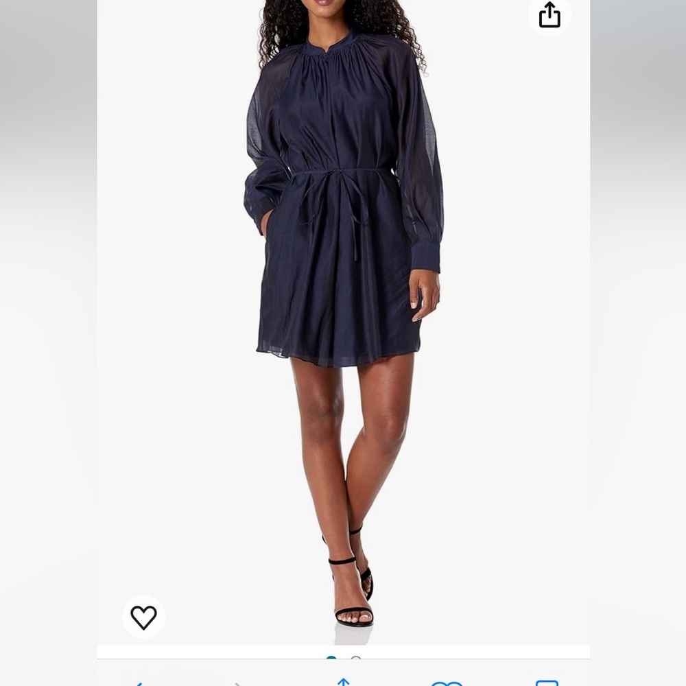 NWT rebecca taylor silk cotton dress - Picture 4 of 4
